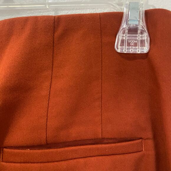 Ann Taylor Loft High Rise Burnt Orange Kick Crop Pants Size 6 Workwear Chic - Picture 5 of 7